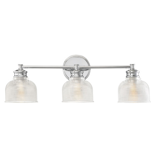24.25-Inch Bathroom Light in Chrome by Meridian