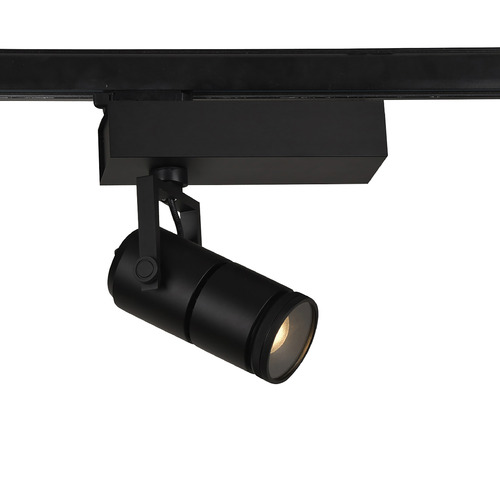 35W LED Cylindrical Track Head in Black by Eurofase Lighting