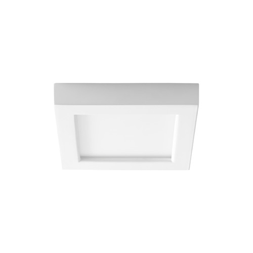 Altair 6-Inch LED Square Flush Mount in White by Oxygen Lighting