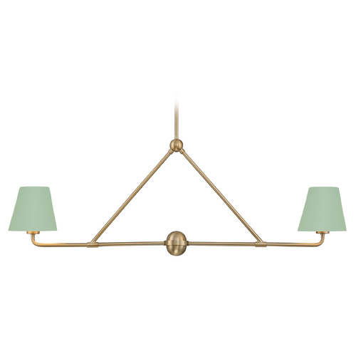 Crystorama Lighting Xavier Vibrant Gold , Green Chandelier