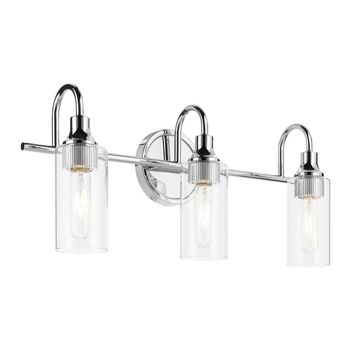 Kavi 3-Light Bath Light in Chrome by Kichler Lighting