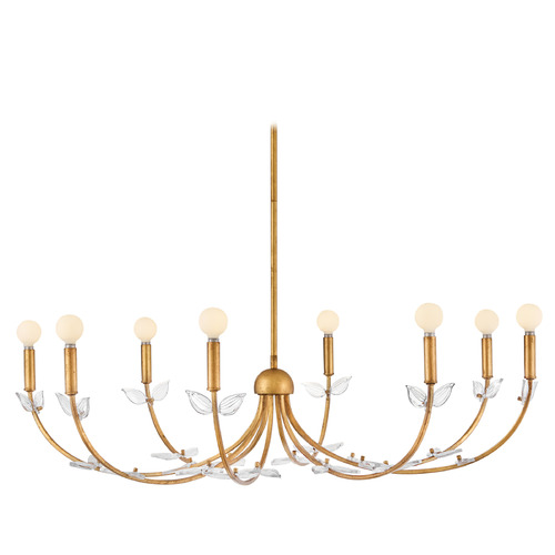 Hinkley Aliso Distressed Brass LED Chandelier
