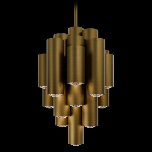 Schonbek Beyond Schonbek Beyond Tamara Aged Brass LED Pendant Light BPD41526-AB