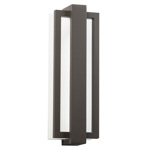 Kichler Lighting Sedo 18.25-Inch Architectural Bronze LED Outdoor Wall Light by Kichler Lighting 49434AZ