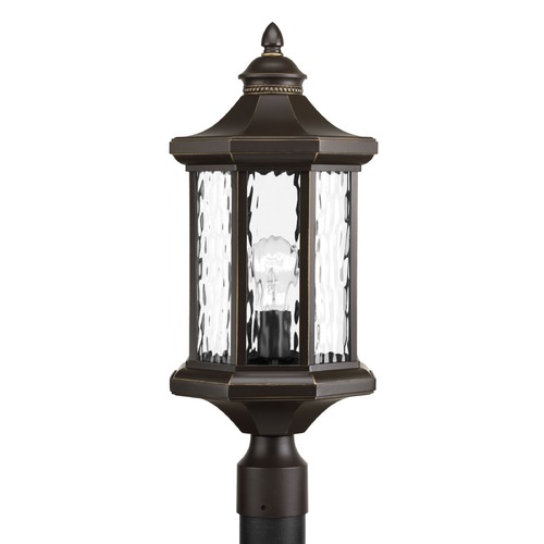 Edition Antique Bronze Post Light by Progress Lighting