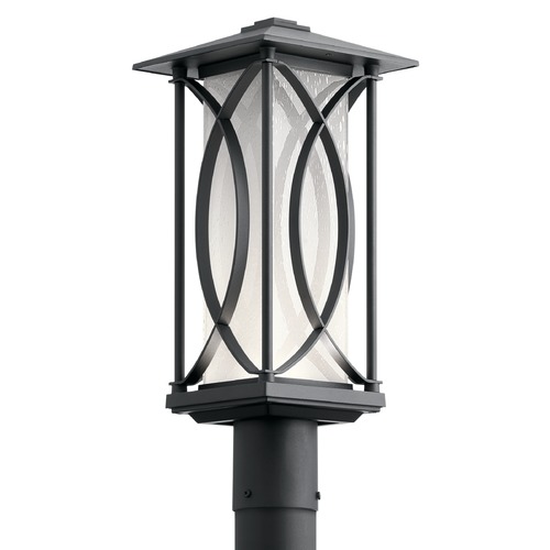 Kichler Lighting Ashbern 19-Inch Textured Black LED Post Light by Kichler Lighting 49976BKTLED