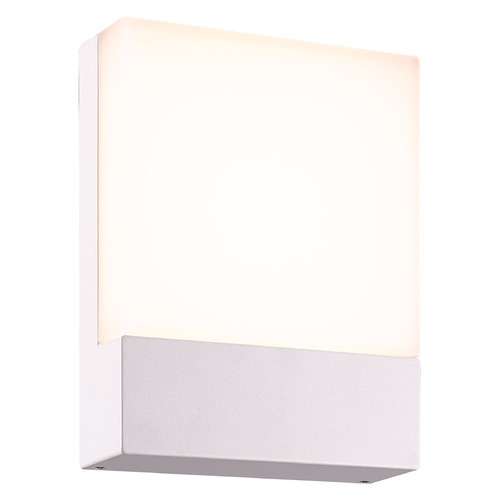 Pecos White LED Outdoor Wall Light by Arnsberg