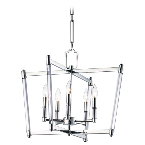 Lucent Polished Nickel Chandelier by Maxim Lighting