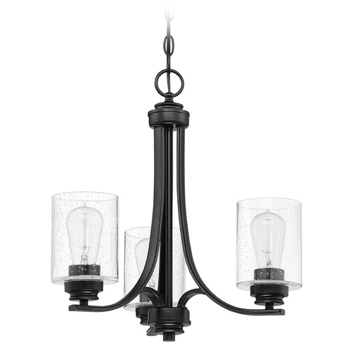 Craftmade Lighting Bolden Flat Black Mini-Chandelier by Craftmade Lighting 50523-FB