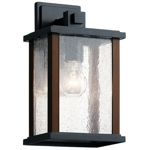 Marimount 12.75-Inch Black Outdoor Wall Light by Kichler Lighting