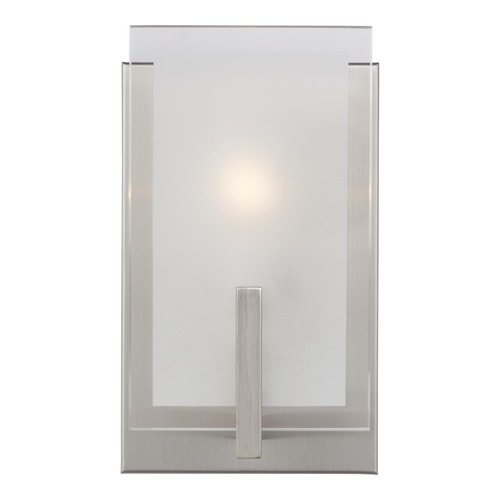 Visual Comfort Studio Collection Syll Brushed Nickel Sconce by Visual Comfort Studio 4130801-962