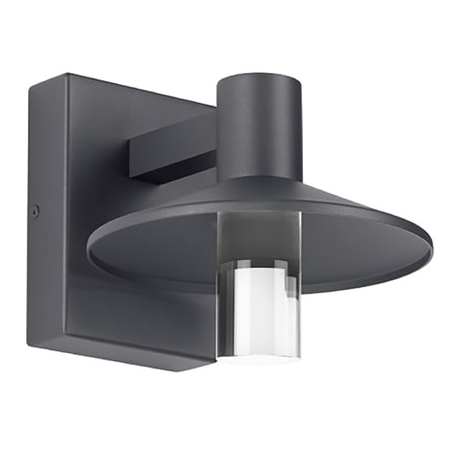 Visual Comfort Modern Collection Sean Lavin Ash 8 LED Outdoor Wall Light in Charcoal by VC Modern 700OWASHL9308CHUNV