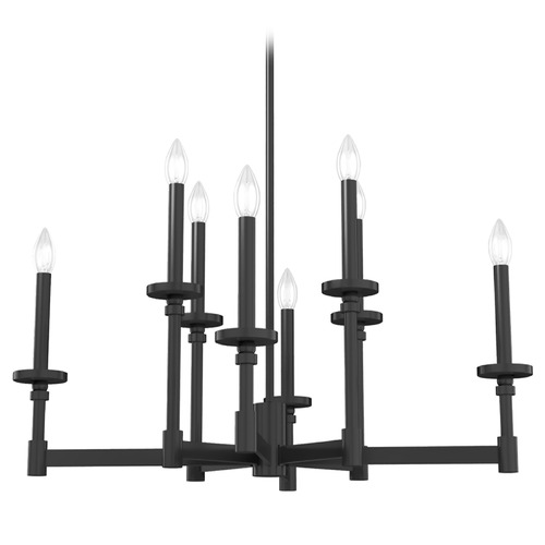 Hunter Fan Company Briargrove Matte Black Chandelier
