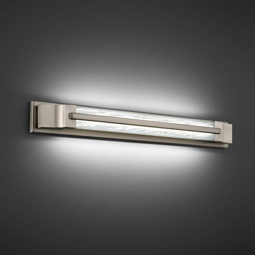 Aberdeen 28-Inch LED Bath Light in Brushed Nickel by Schonbek Beyond