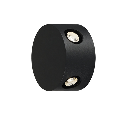 Pass 4-Inch Wide LED Outdoor Wall Light in Black by Eurofase Lighting