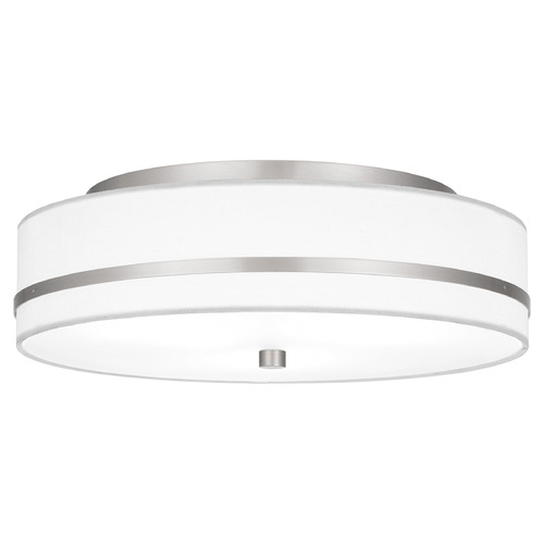 Quoizel Lighting Quoizel Lighting Belotte Brushed Nickel Flushmount Light QFL6180BN