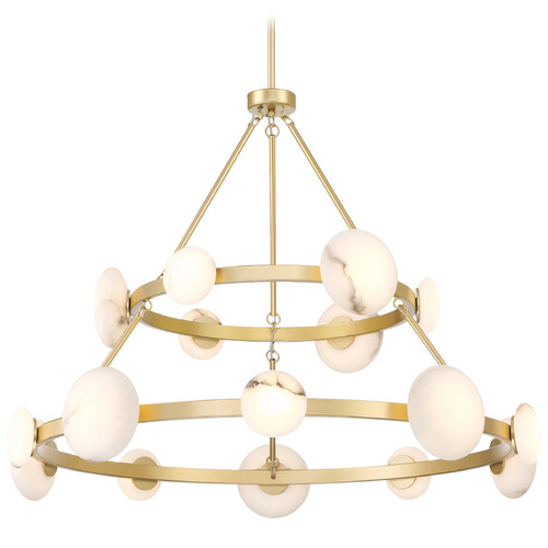 Zill 16-Light LED Chandelier in Lily Gold by Minka Lavery