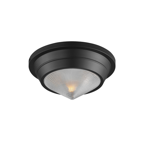 Hargreaves 10-Inch Flush Mount in Black by Maxim Lighting
