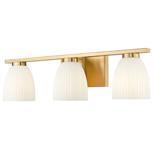 Z-Lite Z-Lite Naya Modern Gold Bathroom Light 7518-3V-MGLD