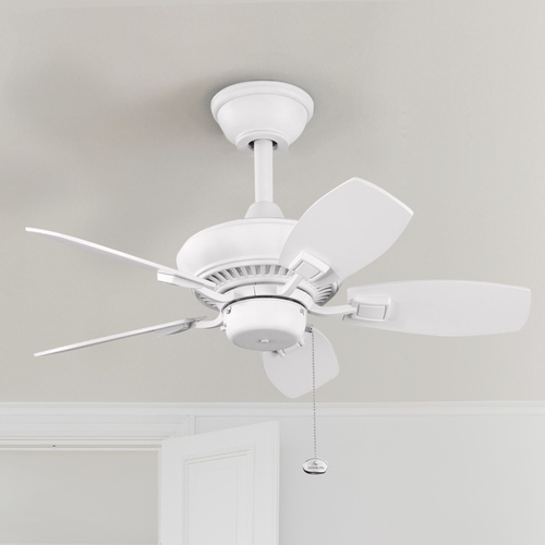 Canfield 30-Inch Fan in White by Kichler Lighting