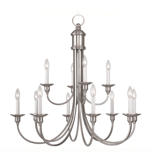 Livex Lighting Livex Lighting Cranford Brushed Nickel Chandelier 5149-91