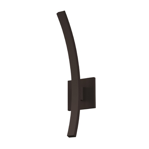 Sonneman Lighting L'Arc Textured Bronze LED Outdoor Wall Light by Sonneman Lighting 7243.72-WL