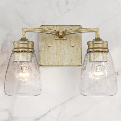 HomePlace by Capital Lighting Newbury 12.50-Inch Winter Gold Bath Light by HomePlace by Capital Lighting 129021WG-453