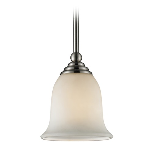 Z-Lite Lagoon Brushed Nickel Mini Pendant by Z-Lite 704MP-BN