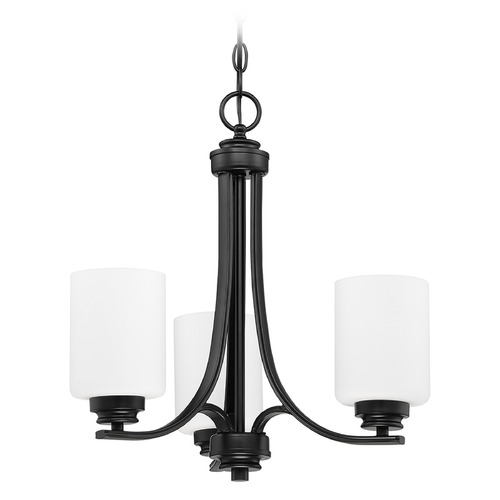 Craftmade Lighting Bolden Flat Black Mini-Chandelier by Craftmade Lighting 50523-FB-WG