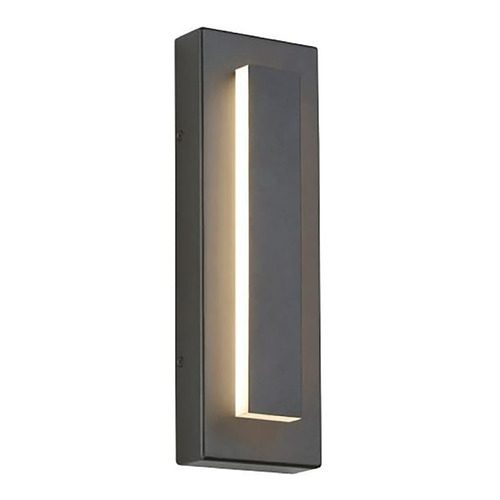 Visual Comfort Modern Collection Sean Lavin Aspen 15 LED Outdoor Wall Light in Charcoal by VC Modern 700OWASP93015DHUNVS