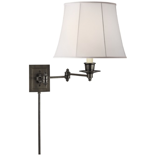 Visual Comfort Signature Collection Studio VC Triple Swing Arm Lamp in Bronze by Visual Comfort Signature S2000BZL