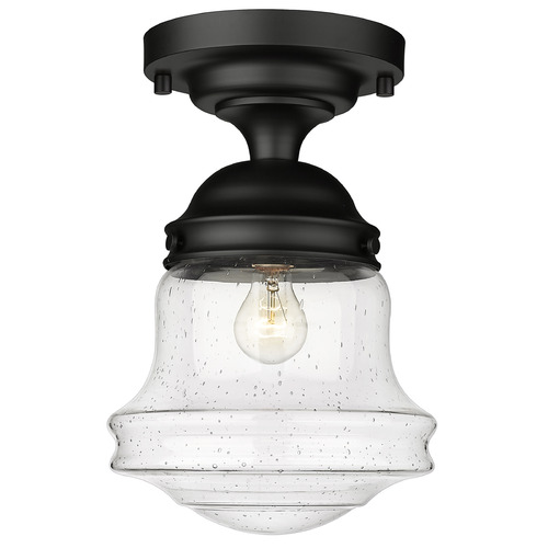 Vaughn Matte Black Flush Mount by Z-Lite