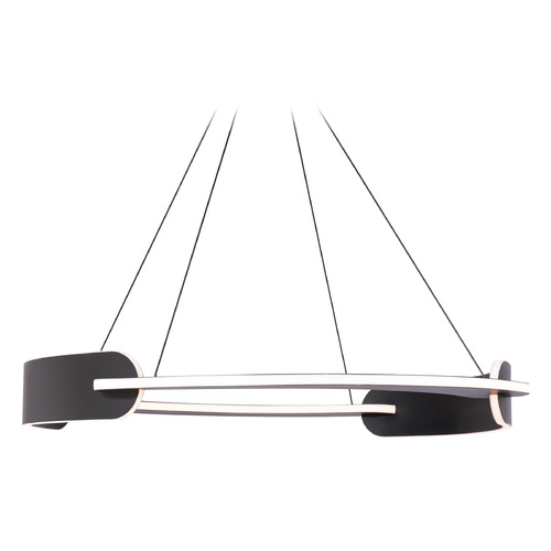 Ilios 32-Inch LED Chandelier in Black by Modern Forms