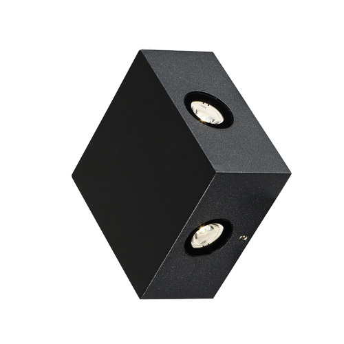 Eurofase Lighting Pike 4-Inch Wide LED Outdoor Wall Light in Black by Eurofase Lighting 28297-041
