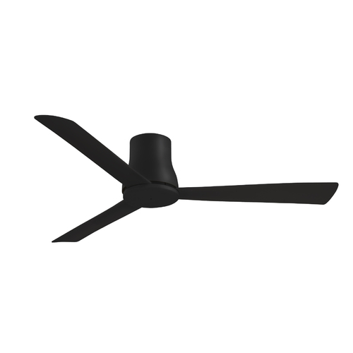 Simple Flush 52-Inch Outdoor Ceiling Fan in Coal Black by Minka Aire