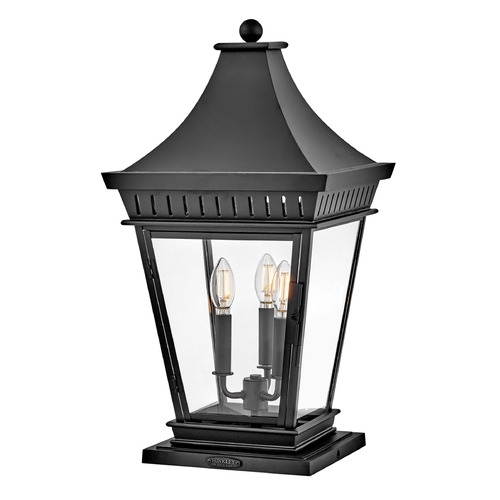 Hinkley Hinkley Chapel Hill Museum Black LED Post Light 27097MB