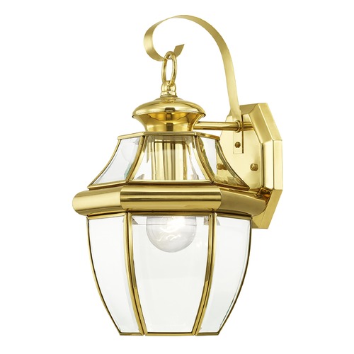 Livex Lighting Livex Lighting Monterey Polished Brass Outdoor Wall Light 2151-02