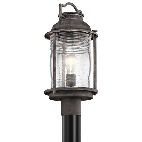Ashland Bay 19-Inch Post Light in Weathered Zinc by Kichler Lighting