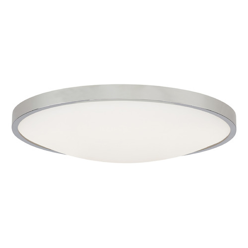Sean Lavin Vance 13-Inch 2700K LED Flush Mount in Chrome by Visual Comfort Modern