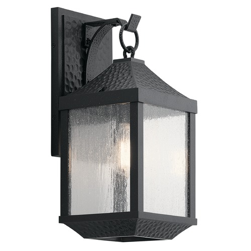 Kichler Lighting Springfield 17.75-Inch Distressed Black Outdoor Wall Light by Kichler Lighting 49985DBK