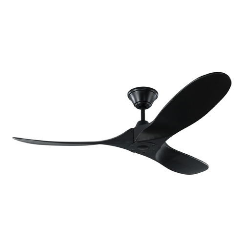 Maverick 52-Inch Fan in Black by Visual Comfort & Co Fan Collection