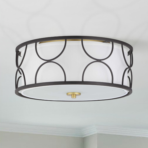 Progress Lighting Landree Black Flush Mount by Progress Lighting P350132-031