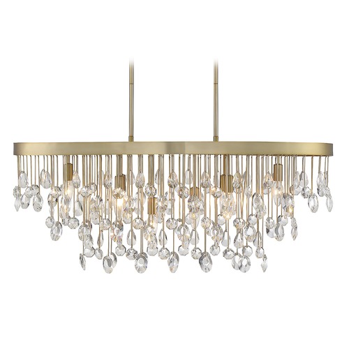 Livorno Noble Brass Chandelier by Savoy House