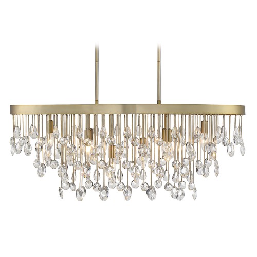 Savoy House Livorno Noble Brass Chandelier by Savoy House 1-1847-8-127