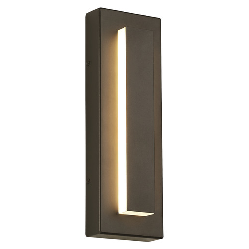 Visual Comfort Modern Collection Sean Lavin Aspen 15 LED Outdoor Wall Light in Bronze by VC Modern 700OWASP93015DZUNVS