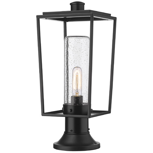 Z-Lite Sheridan Black Post Light by Z-Lite 594PHMR-553PM-BK