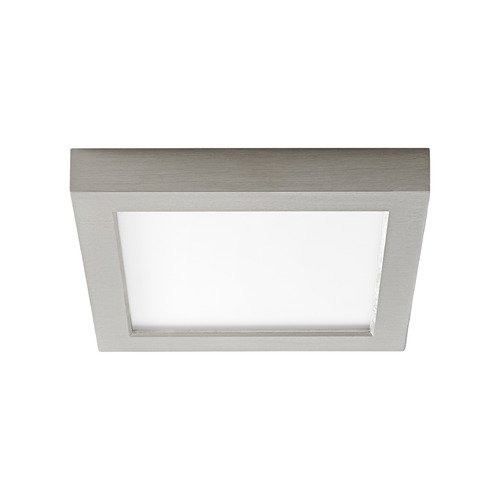 Oxygen Altair 7-Inch LED Square Flush Mount in Nickel by Oxygen Lighting 3-333-24