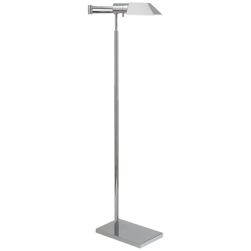 Studio VC Swing Arm Floor Lamp in Polished Nickel by Visual Comfort Signature