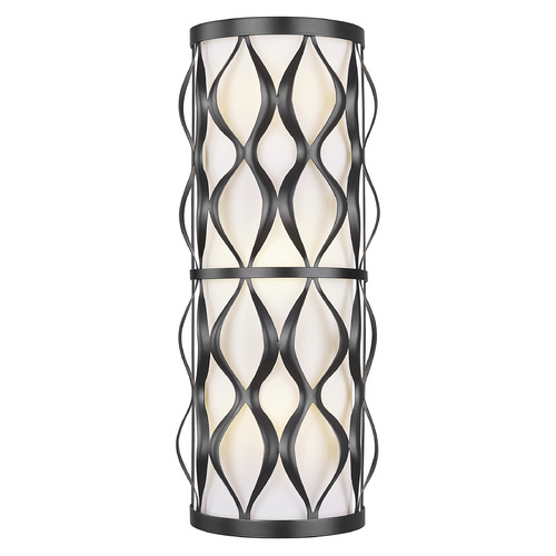 Z-Lite Harden Matte Black Sconce