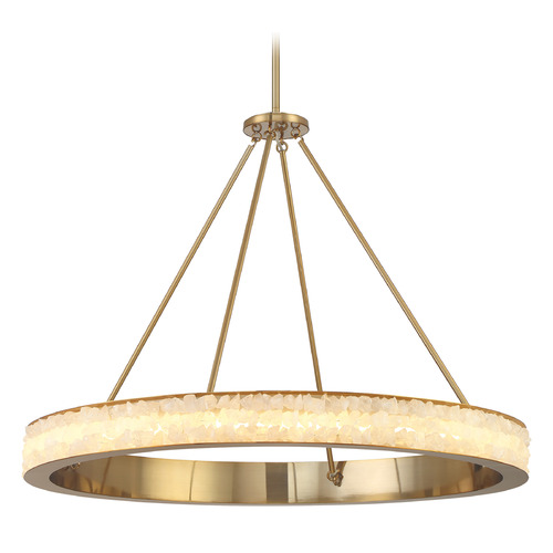 Divinely 36-Inch LED Chandelier in Celeste Brass by Minka Lavery
